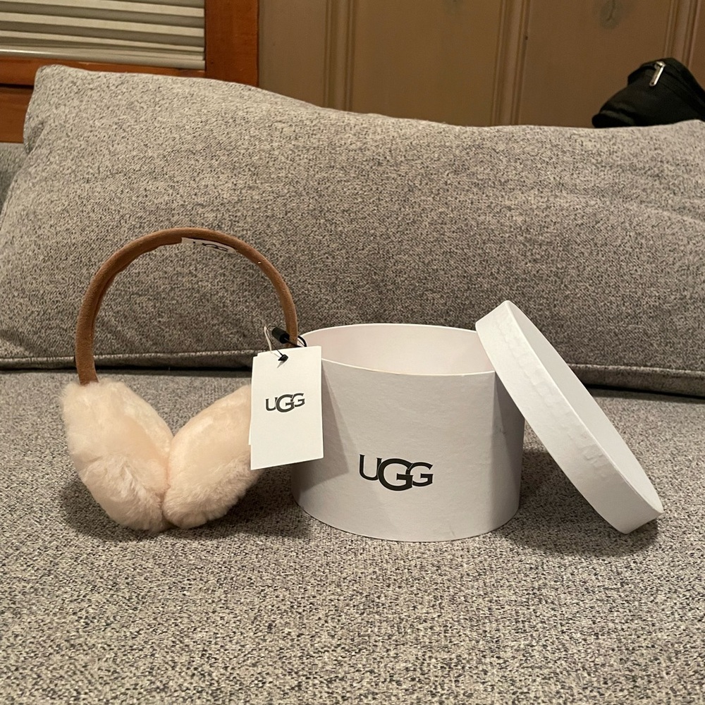 UGG Shearling Earmuffs with Tags & Box